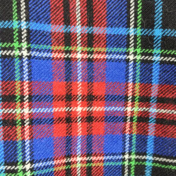 J. Crew Black Red Blue Nipped in Blazer Stewart Tartan Wool Blend Plaid Size 6 - Picture 16 of 16